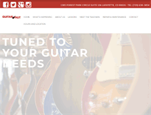 Tablet Screenshot of guitarhutco.com